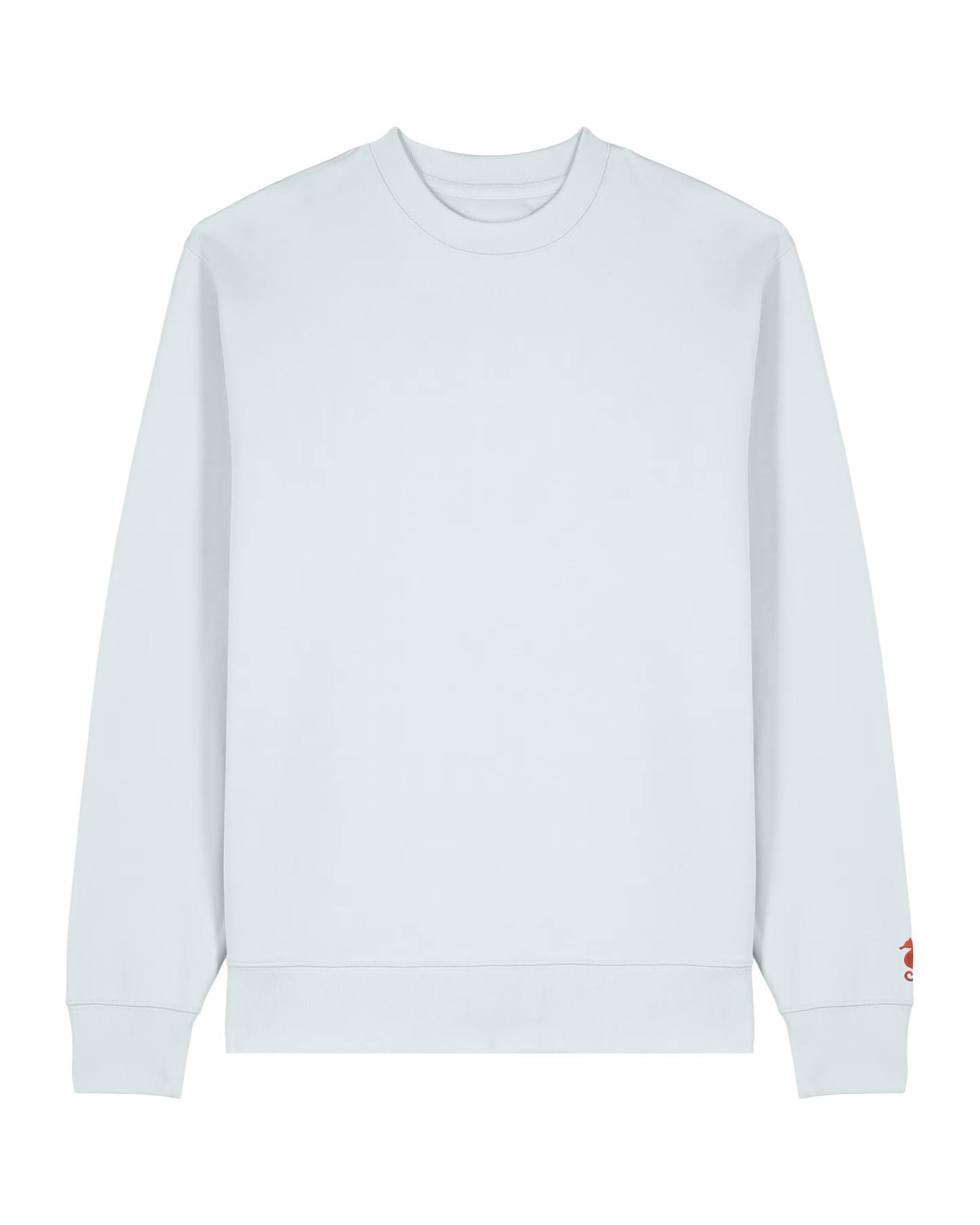 Crewneck HALIA Blue Ice su fondo pulito