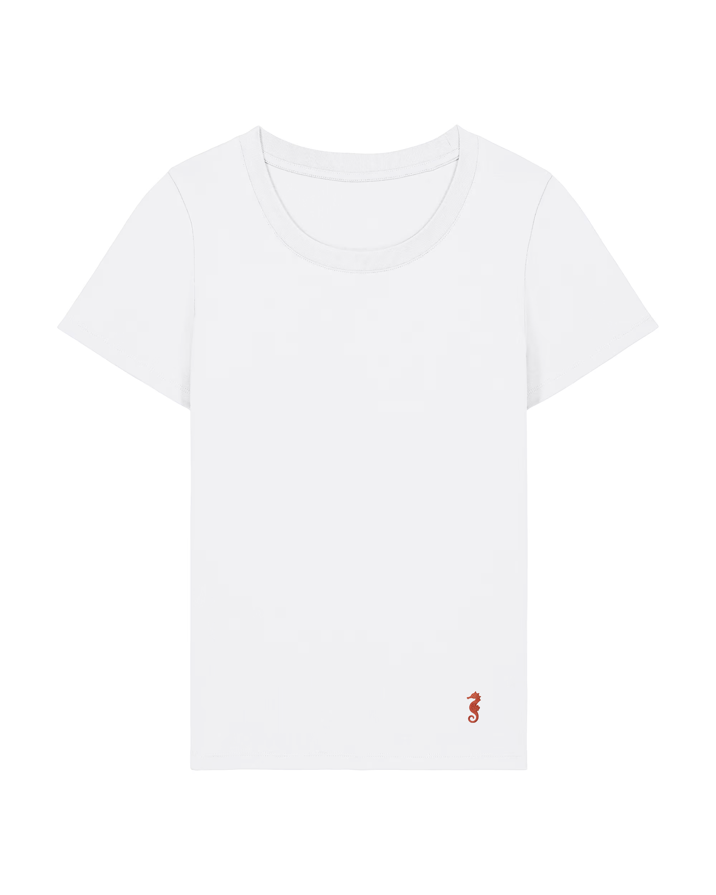 T-shirt HALIA White su fondo pulito